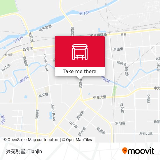 兴苑别墅 map