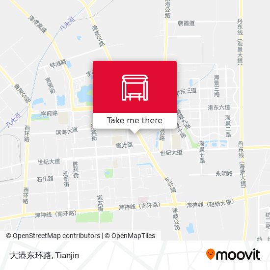 大港东环路 map