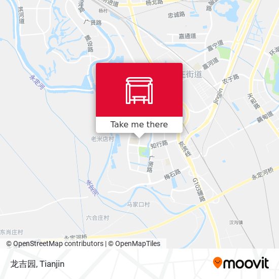 龙吉园 map
