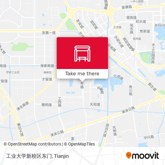 工业大学新校区东门 map