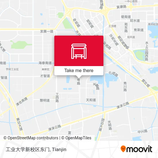 工业大学新校区东门 map