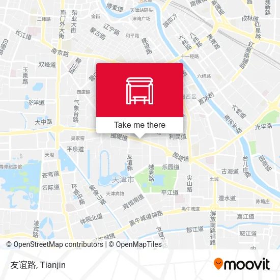 友谊路 map