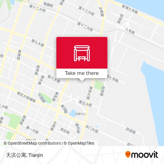 天滨公寓 map