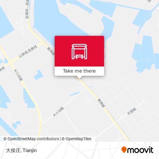 大侯庄 map