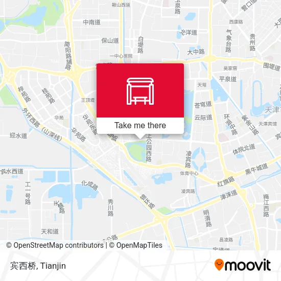 宾西桥 map