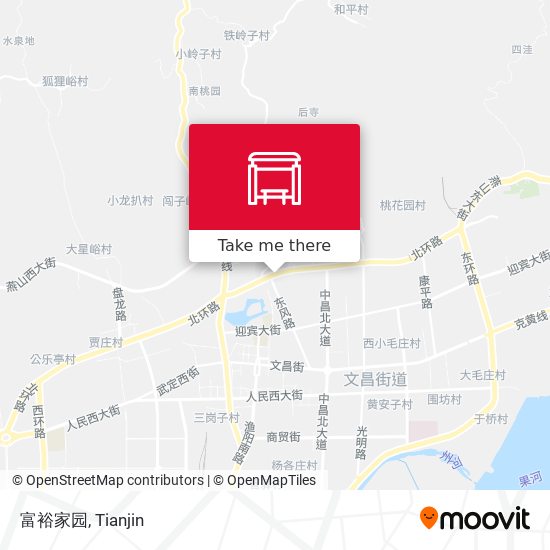 富裕家园 map