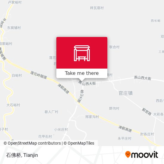 石佛桥 map