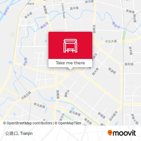 公路口 map