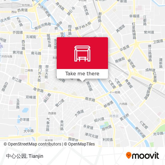 中心公园 map