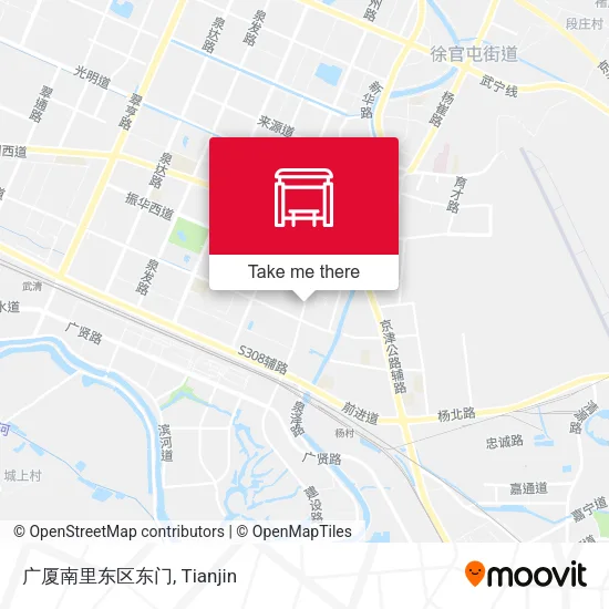 广厦南里东区东门 map