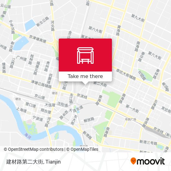 建材路第二大街 map