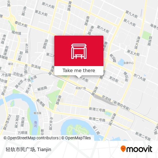 轻轨市民广场 map