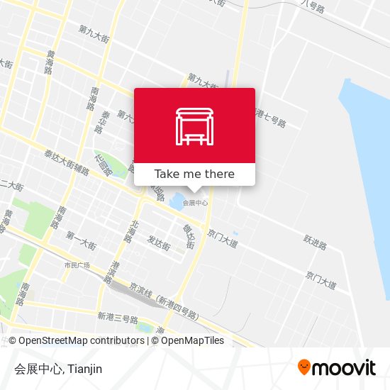 会展中心 map
