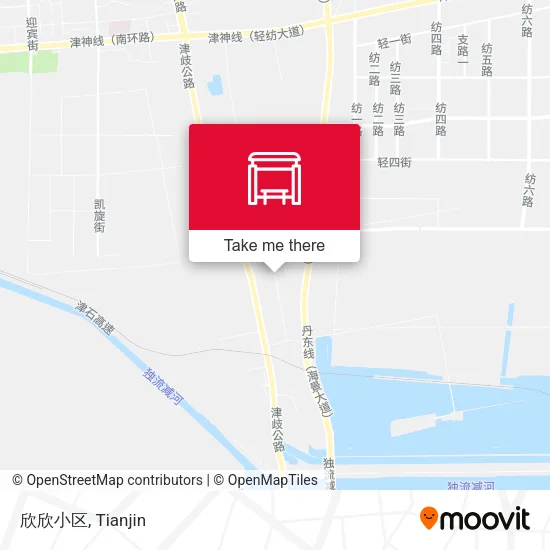 欣欣小区 map
