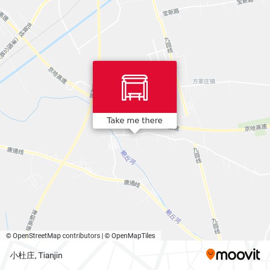 小杜庄 map