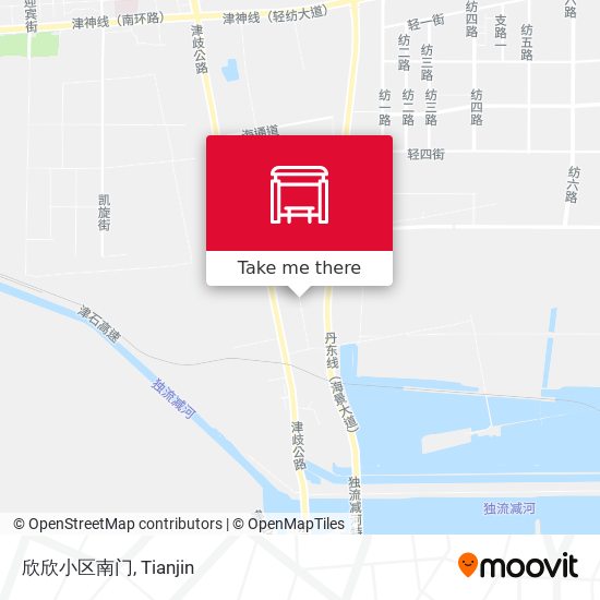 欣欣小区南门 map