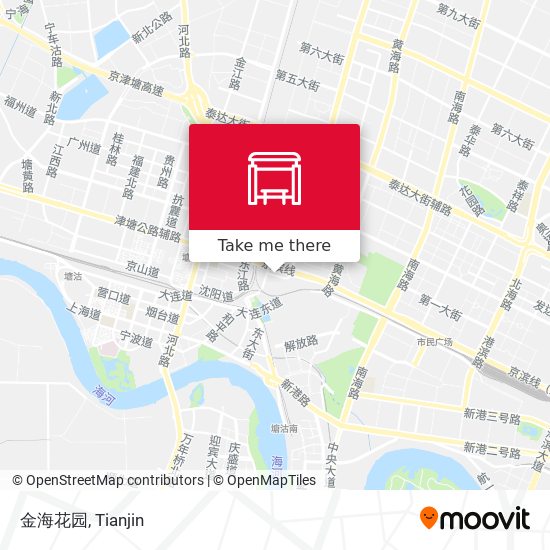 金海花园 map