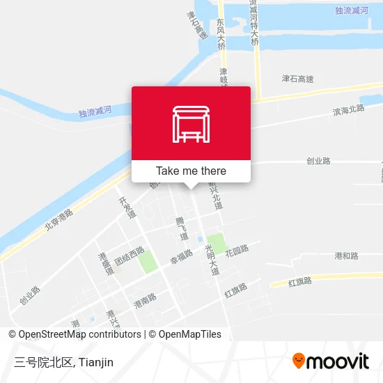 三号院北区 map