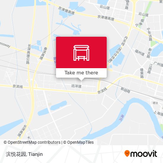 滨悦花园 map