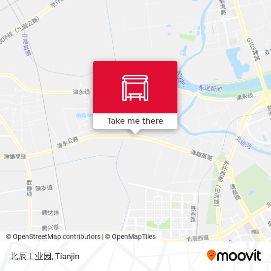 北辰工业园 map