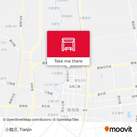 小魏庄 map