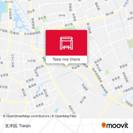 龙津园 map