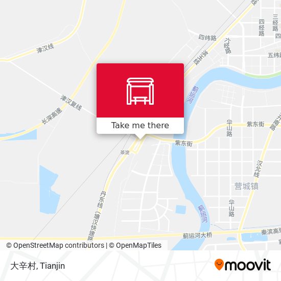 大辛村 map