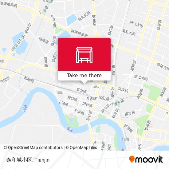 泰和城小区 map