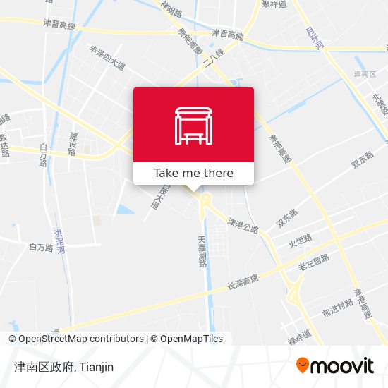 津南区政府 map