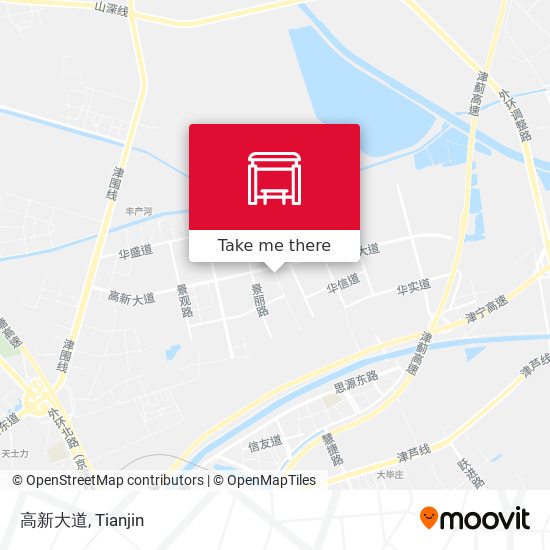 高新大道 map
