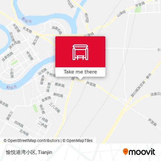 愉悦港湾小区 map