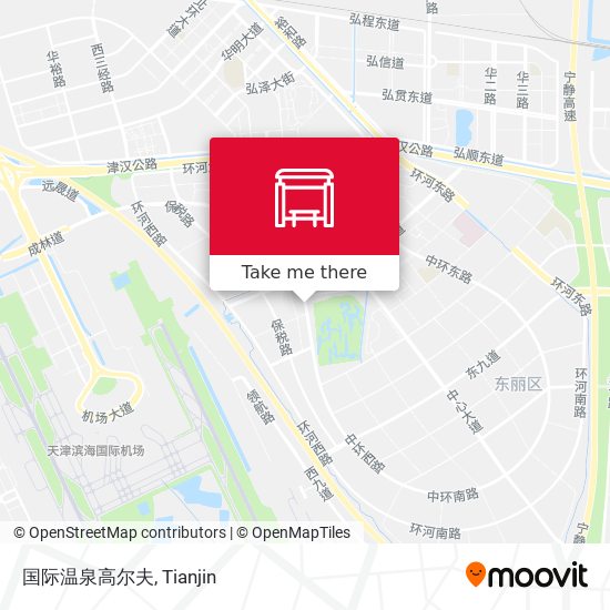 国际温泉高尔夫 map