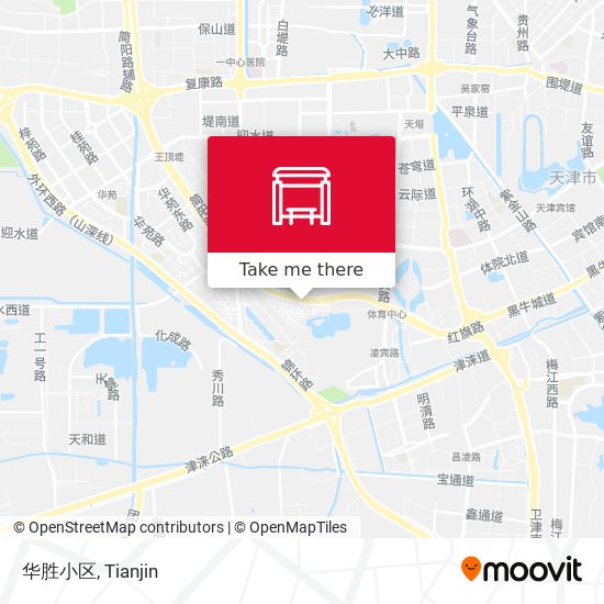 华胜小区 map