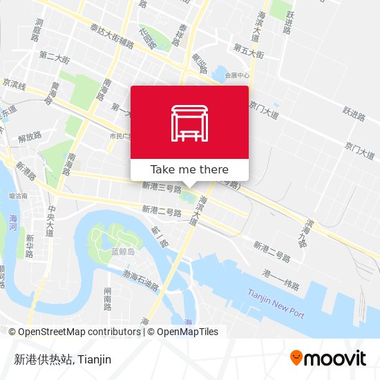 新港供热站 map
