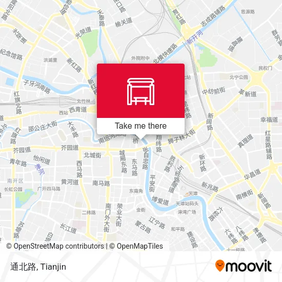 通北路 map