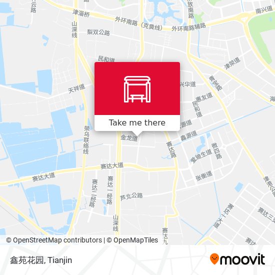 鑫苑花园 map