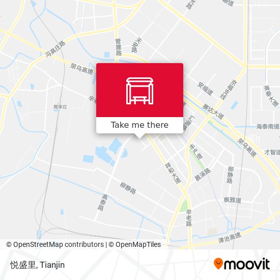 悦盛里 map