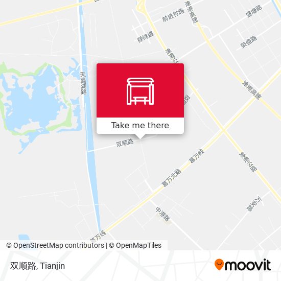 双顺路 map