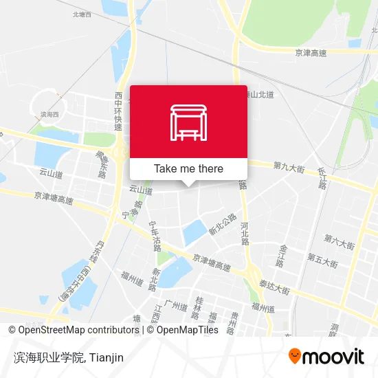 滨海职业学院 map