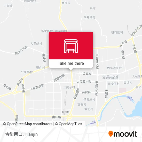 古街西口 map