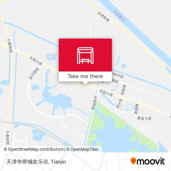 天津华侨城欢乐谷 map