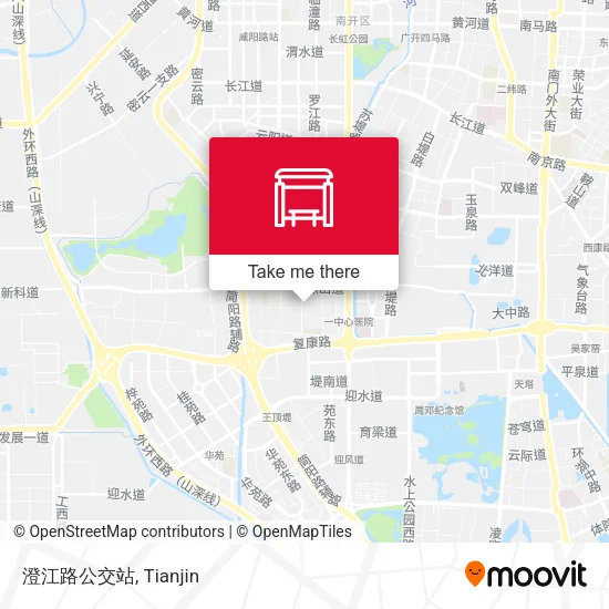 澄江路公交站 map