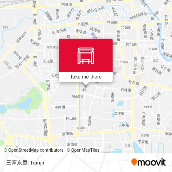 三潭东里 map