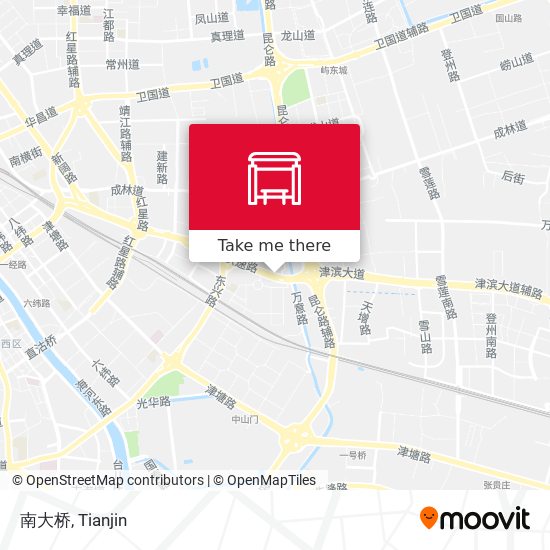 南大桥 map