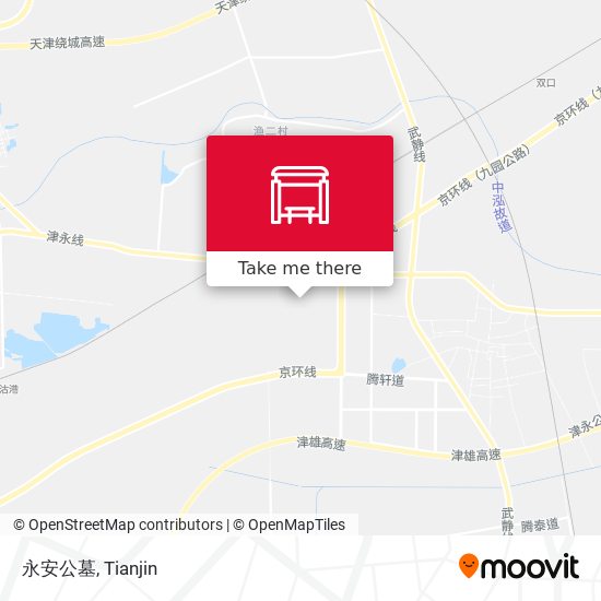 永安公墓 map