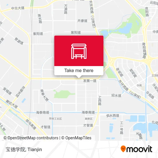 宝德学院 map