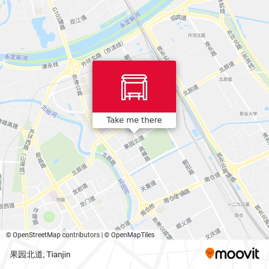 果园北道 map