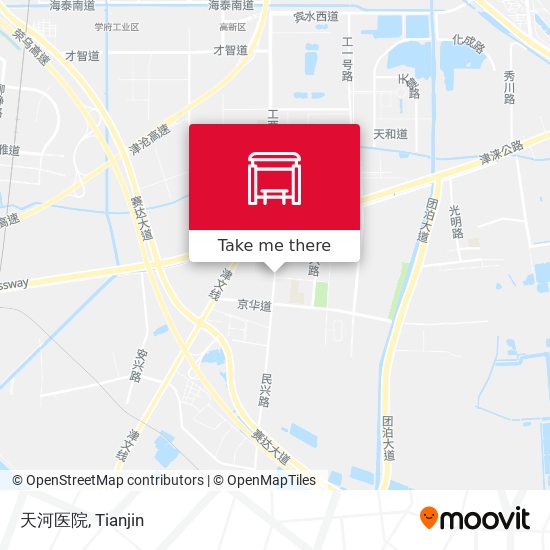 天河医院 map