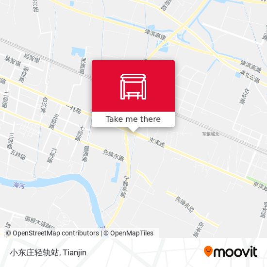 小东庄轻轨站 map