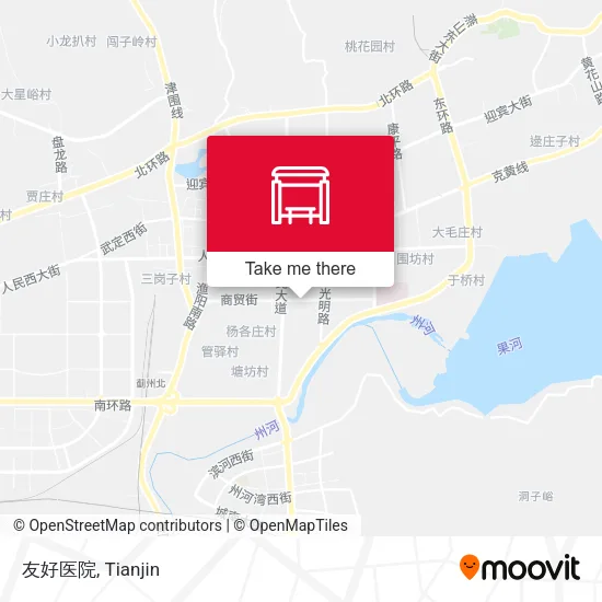 友好医院 map